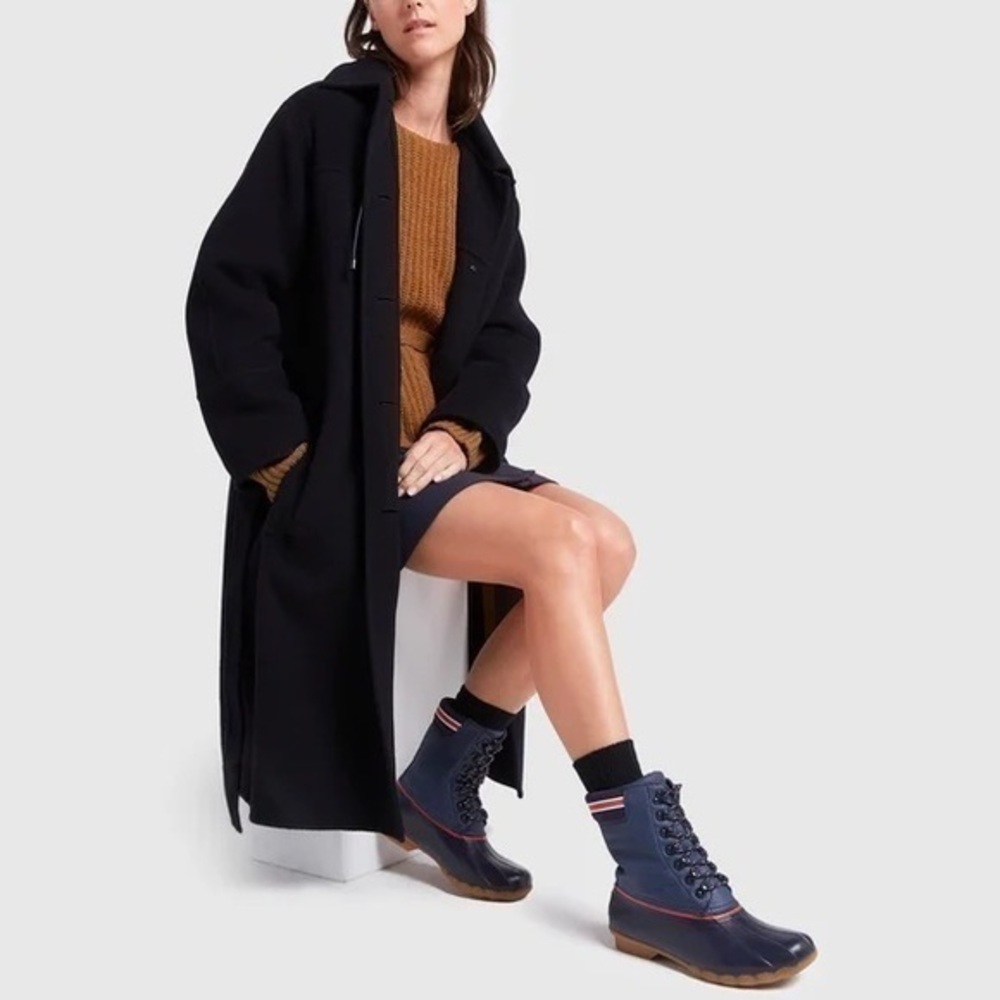 GOOP x Sperry Saltwater Tall Lace-Up Leather Duck Boot sz 6 CAPSULE COLLECTION!